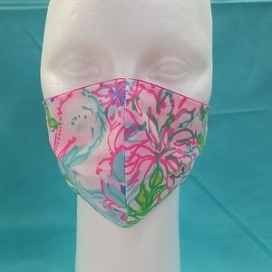 New Repurposed Lilly Pulitzer fabric mask